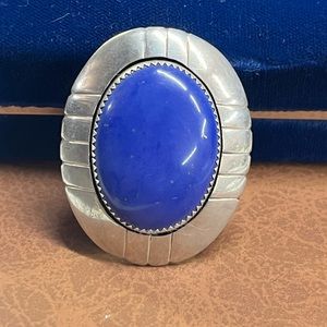 Vintage signed E. YAZZIE Navajo pin/pendant